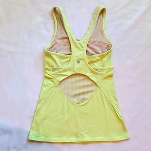 Lululemon Lime Green Tank Top Size 2